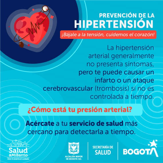 En la imagen información sobre la prevención de la hipertensión