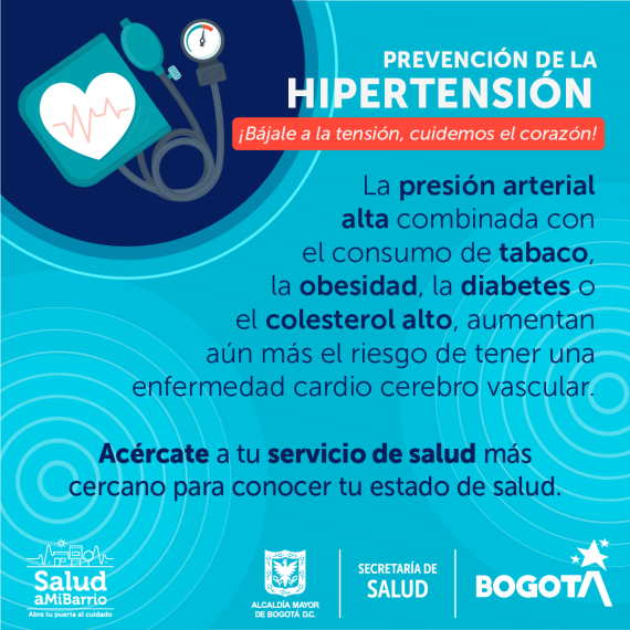 En la imagen información sobre la prevención de la hipertensión