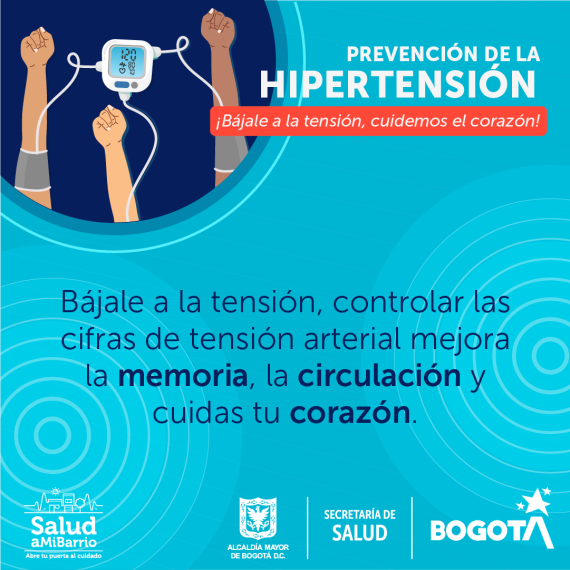 En la imagen información sobre la prevención de la hipertensión